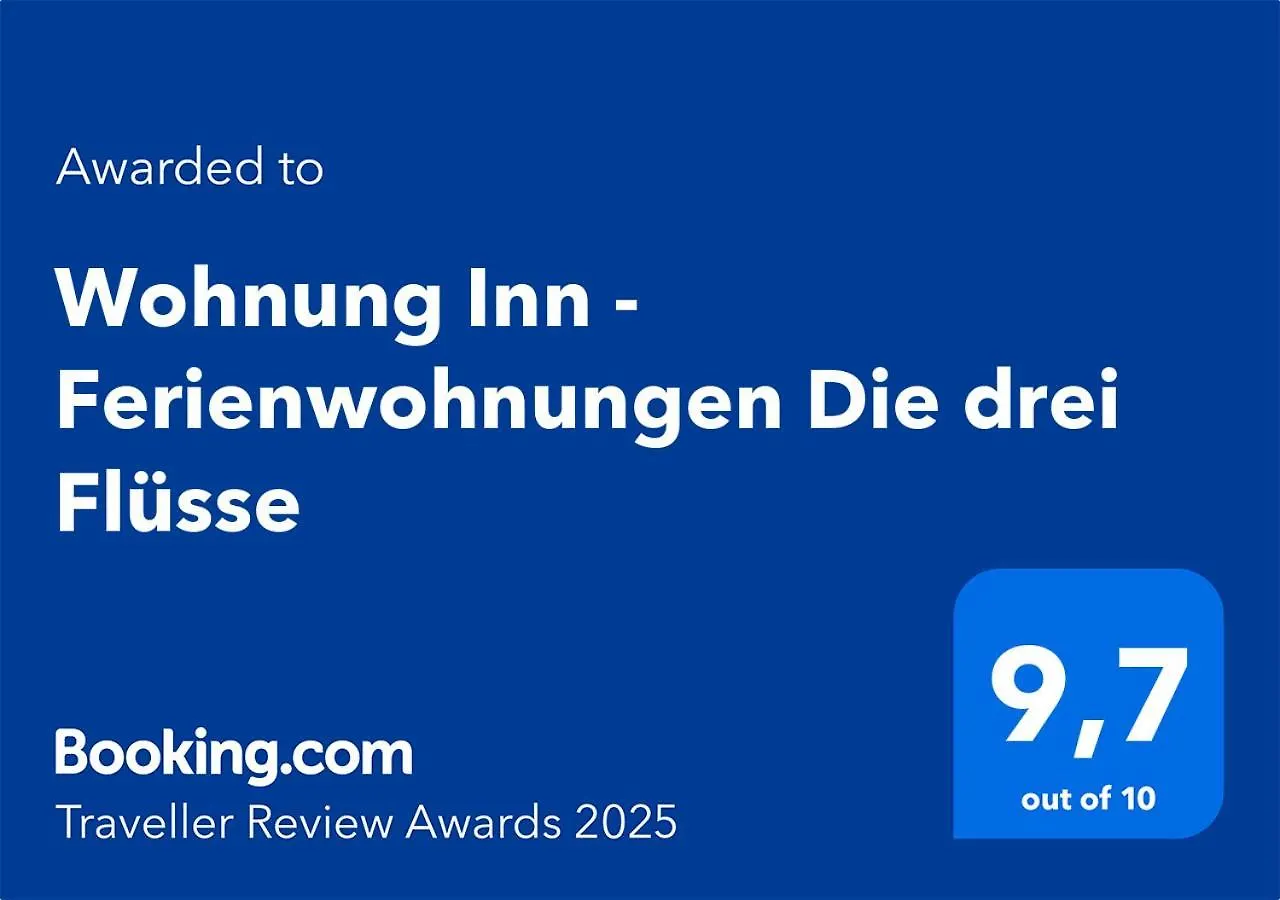 Appartement Wohnung Inn - Im Zentrum, Kueche, Parkplatz, Ruhig Gelegen Passau